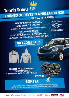 poster del torneo TORNEO DE REYES TENNIS SALOU H20