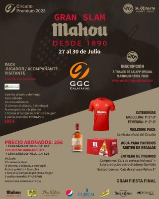 poster torneo GRAND SLAM MAHOU