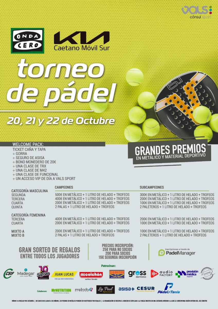 cartel del torneo