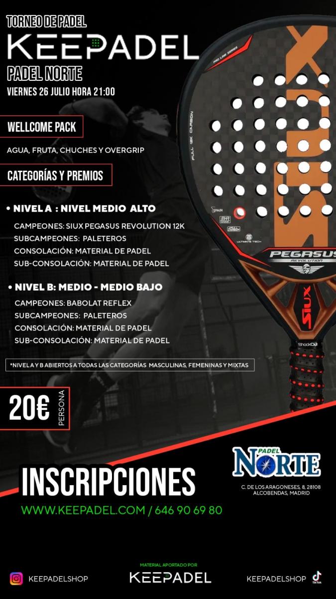 cartel del torneo