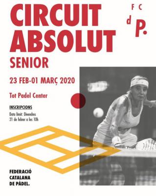 poster del torneo CIRCUIT ABSOLUT SENIOR