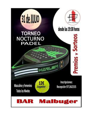 cartel del torneo