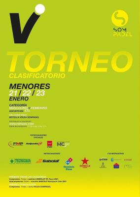 poster del torneo CLASIFICATORIO DE MENORES