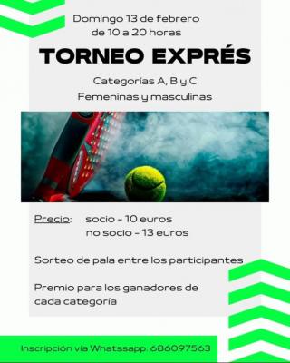 poster del torneo TORNEO EXPRÉS