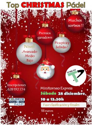 poster del torneo MINITORNEO NAVIDEÑO