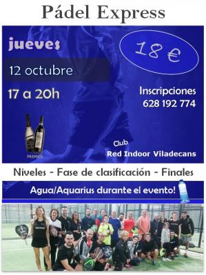 poster del torneo MINITORNEO NEXUS PADEL !!  PLAZAS DISPONIBLES