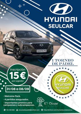 poster torneo I TORNEO HYUNDAI SEULCAR DE PÁDEL