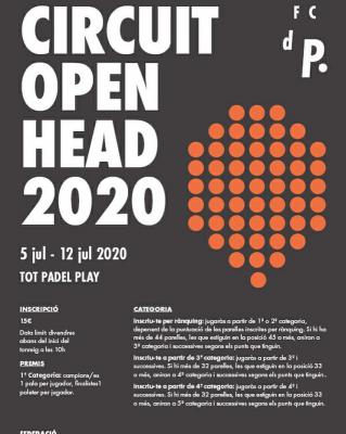 poster del torneo CIRCUIT OPEN HEAD 2020