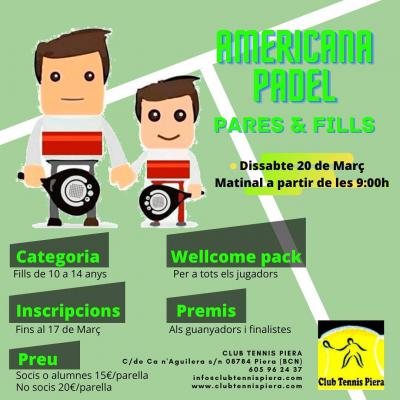 poster torneo AMERICANA PARES I FILLS