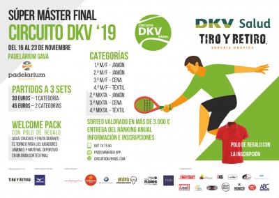 poster del torneo SUPER MASTER FINAL CIRCUITO DKV