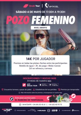 poster del torneo POZO FEMENINO VIMPADEL