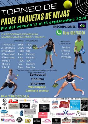 poster torneo FIN DEL VERANO 2024