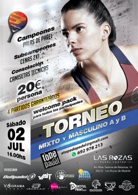 poster del torneo TORNEO MIXTO & MASCULINO 