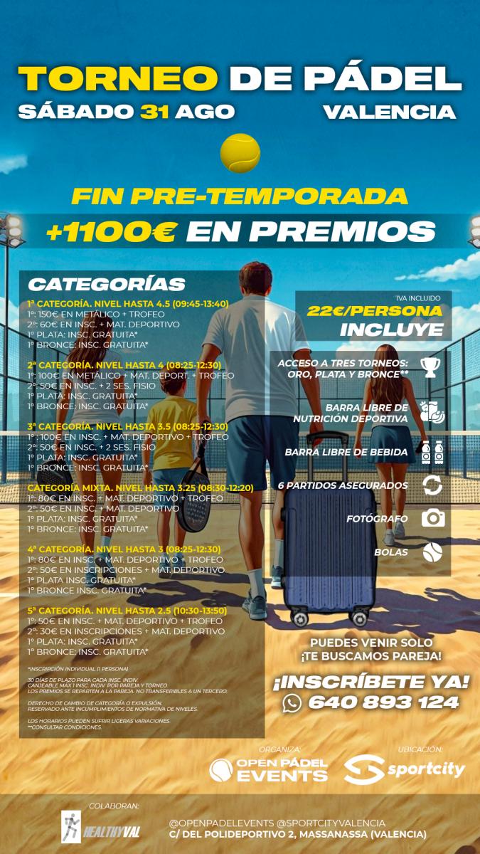 cartel del torneo