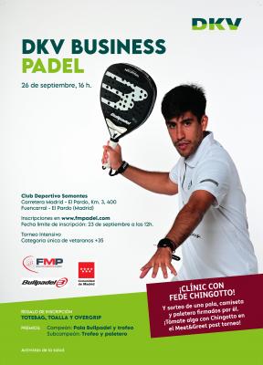 poster torneo TORNEO DKV BUSINESS PADEL