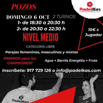 poster del torneo POZO NIVEL MEDIO