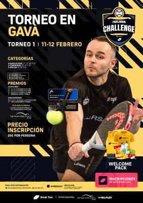 poster del torneo TORNEO 1 PADELARIUM CHALLENGE