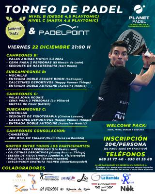 poster del torneo SHOWTIMEPADEL