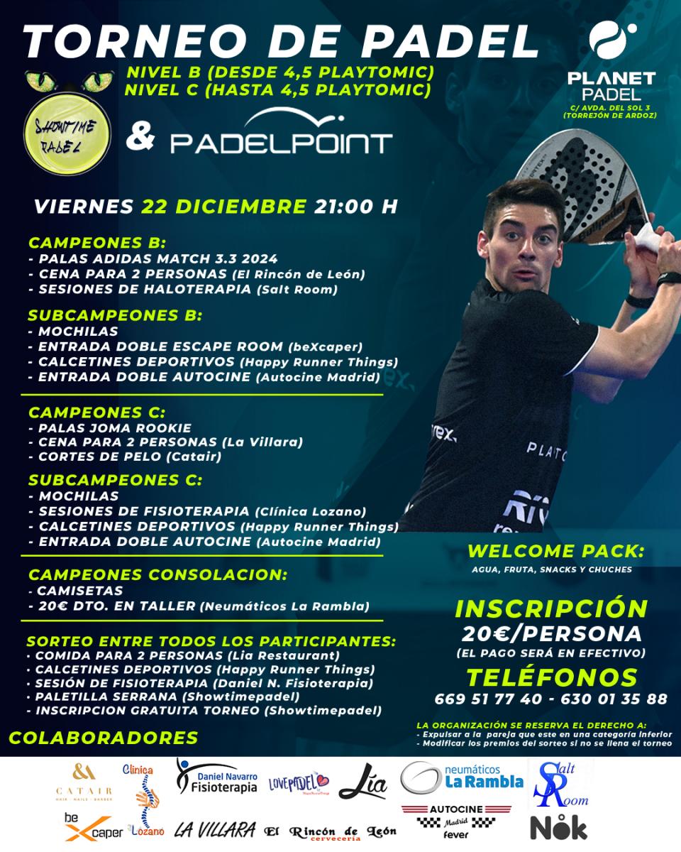 cartel del torneo