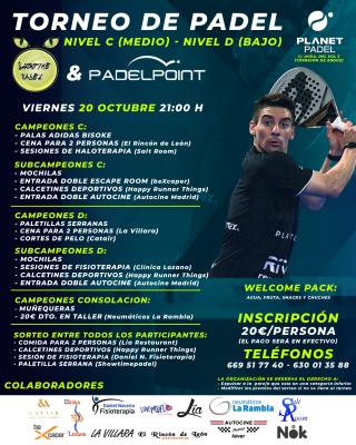 poster del torneo SHOWTIMEPADEL