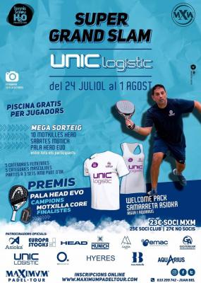 poster del torneo SUPER GRAND SLAM UNIC LOGISTIC