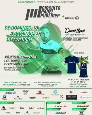 poster del torneo 5ª PRUEBA DEL CIRCUITO PÁDEL PUBLIDEP BY ALLIANZ 2020