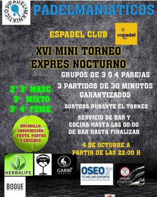 cartel del torneo