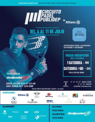 poster del torneo III PRUEBA DEL CIRCUITO DE PÁDEL PUBLIDEP BY ALLIANZ