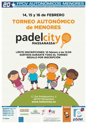 poster del torneo TORNEO AUTONÓMICO DE MENORES