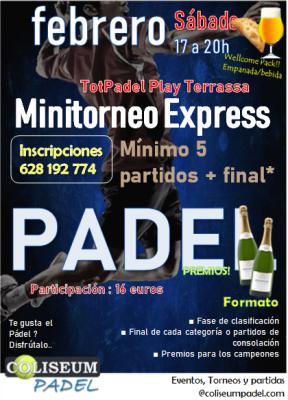 poster del torneo MINITORNEO EXPRESS ROUND ROBIN