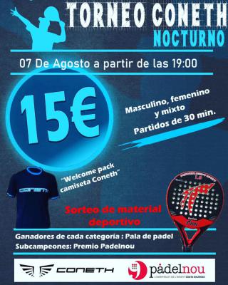 poster del torneo TORNEO CONETH NOCTURNO