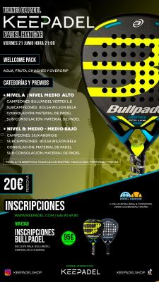 poster torneo TORNEO KEEPADEL & HANGAR DEL PÁDEL