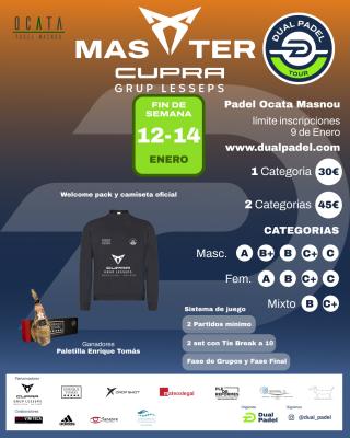 poster torneo II MASTER CUPRA LESSEPS MATARO 2023