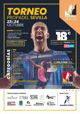 poster del torneo TORNEO PROPADEL SEVILLA