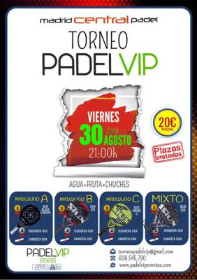 poster del torneo TORNEO PADEL VIP