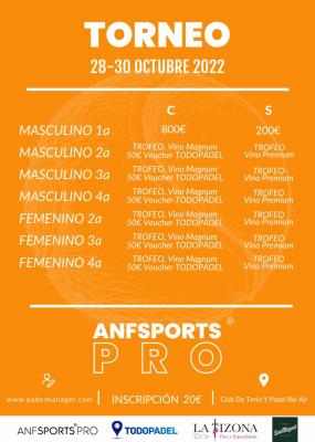 poster del torneo ANF MASTERS