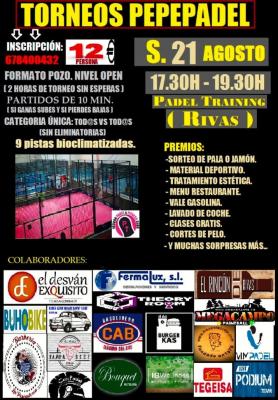 poster del torneo TORNEO PEPEPADEL