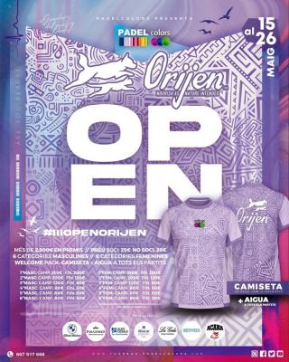 poster torneo OPEN ORIJEN