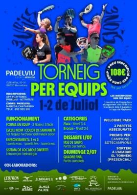 poster del torneo TORNEIG PER EQUIPS