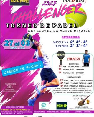 poster torneo CHALLENGER