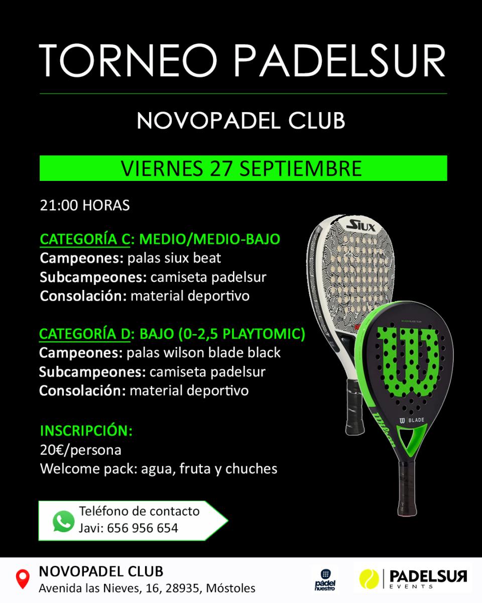 cartel del torneo