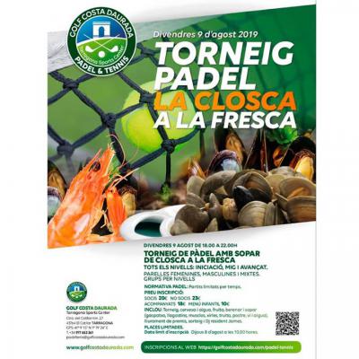 poster del torneo TORNEIG LA CLOSCA A LA FRESCA