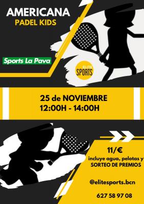 poster torneo AMERICANA KIDS