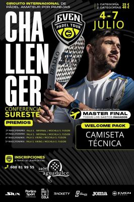 poster del torneo 3ER CHALLENGER PADEL AGUADULCE, EVEN PADEL