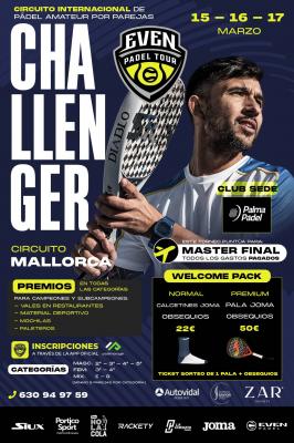 poster del torneo 1ER CHALLENGER EVEN PADEL