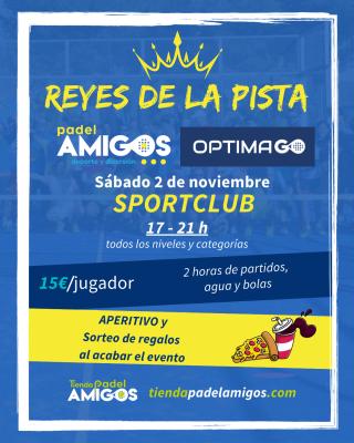 poster del torneo REYES DE LA PISTA OPTIMAGO