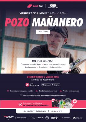 poster del torneo POZO MAÑÁNERO MADRID CENTRAL PADEL