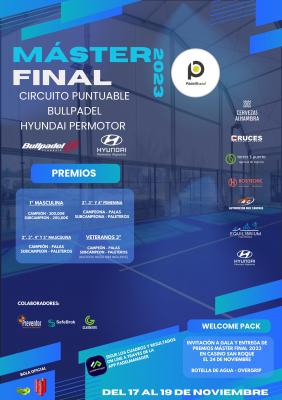 poster del torneo MASTER FINAL CIRCUITO BULLPADEL - HYUNDAI PERMOTOR