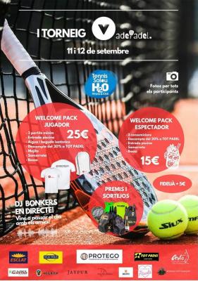 poster del torneo 1ER TORNEIG VADEPADEL