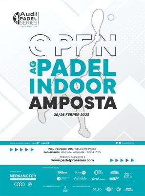 poster del torneo OPEN AG PADEL INDOOR